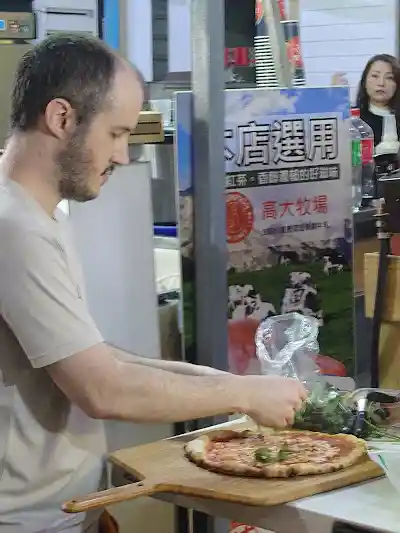 Artisanal pizza crafting process